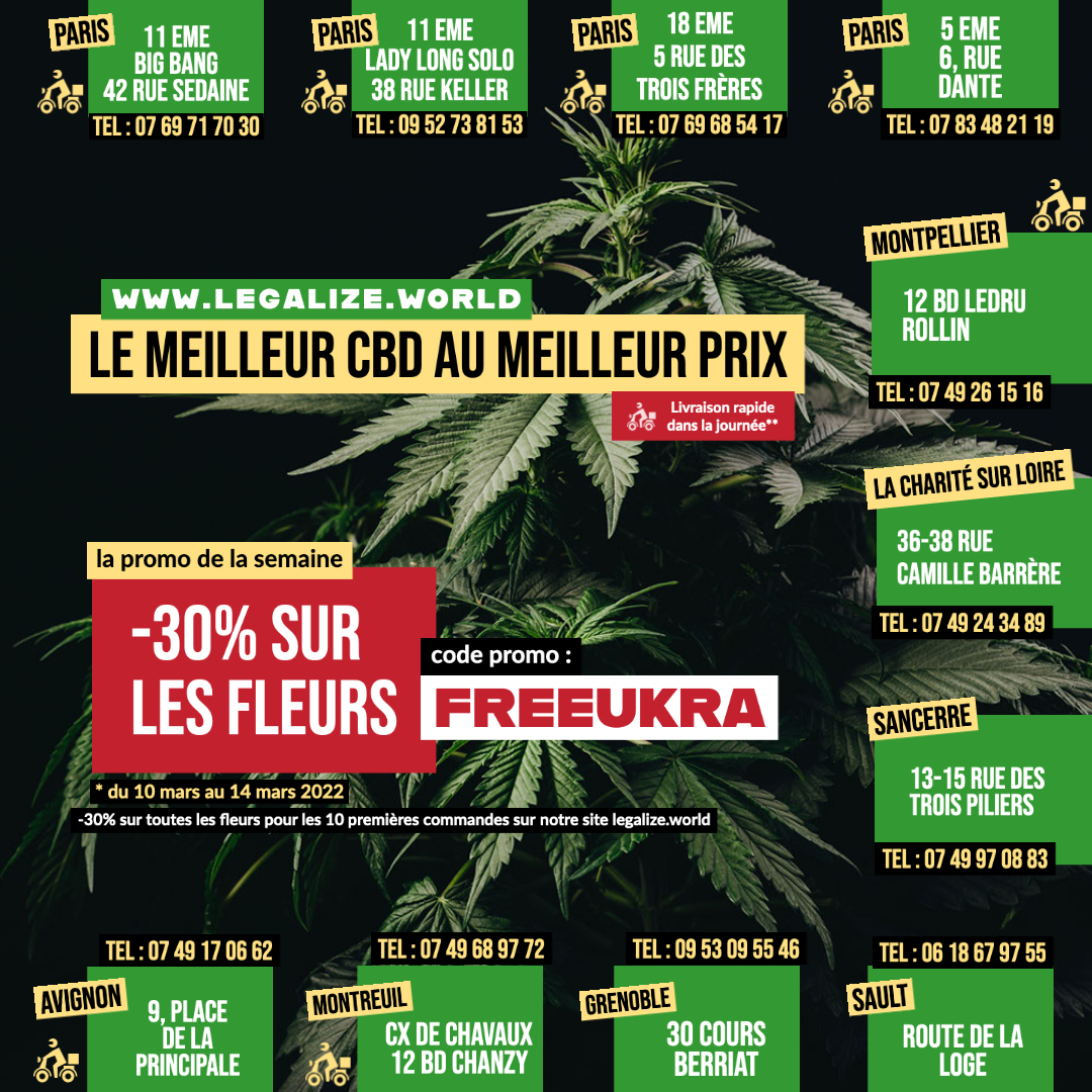 Le CBD toujours plus accessible sur le réseau Legalize