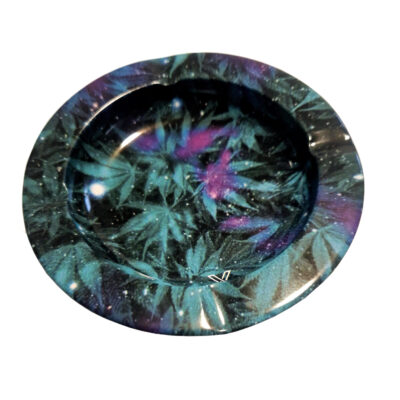 COSMIC CHRONIC - Cendrier rond en metal